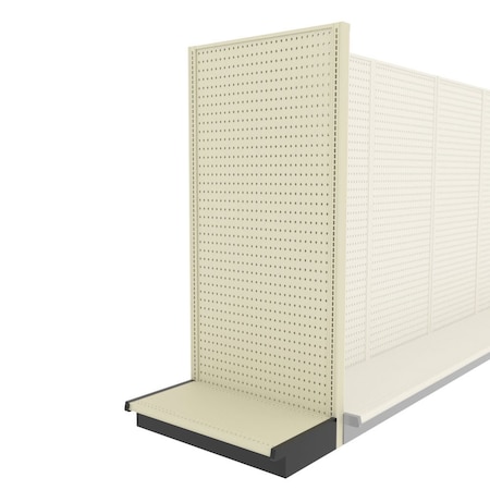 Lozier Shelving End Cap Display Unit, Platinum 36W 78H 19D P319U-EC